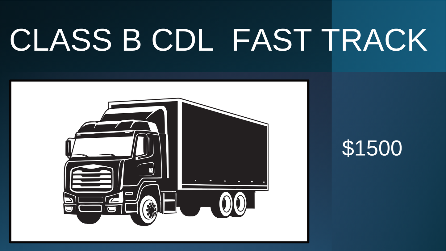 4. CDL CLASS B Basic Package