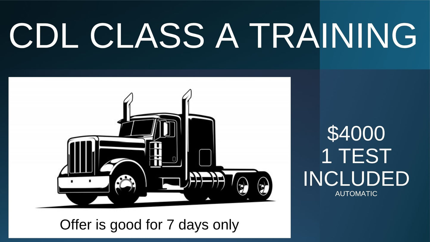 2.  CDL Class A Training Basic